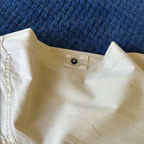 Men's Casual Button Down Shirt - Tan - Picture 15 of 16